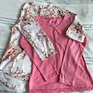 Girls Blouse & Henley Top Bundle